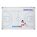 Basketball coach board set - White - 90 x 60 cm - Front+Back printing