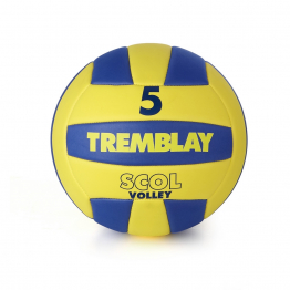 EVA soft volleyball - size 5 - 255 gr - yellow/blue                  