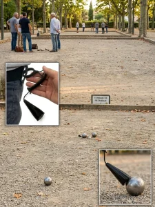 Ramasse boules de pétanque