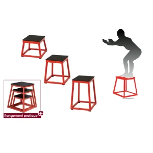 Plateforme de pliométrie - set de 3 plateformes